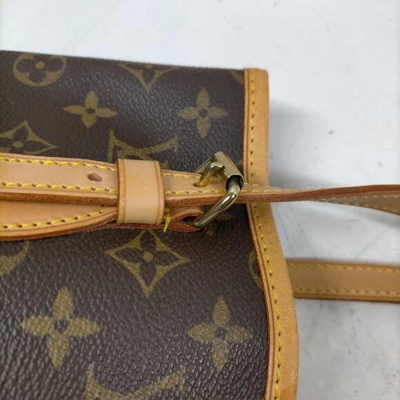 Authentic Louis Vuitton Bucket PM Brown Monogram Tote Bag mn591-120825 - Picture 6 of 16